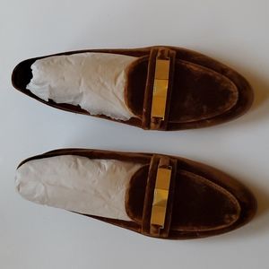 Michael Michael Kors suede slip on slippers....Sz 6